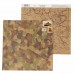Набор бумаги для скрапбукинга «Military»12 листов 30,5 х 30,5 см, 180 г/м
